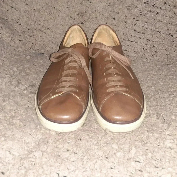 BALLY-Levico-Italian Brown Leather Sneakers-Size 5 UK-6 US Men-8 Women-Excellent main image 6